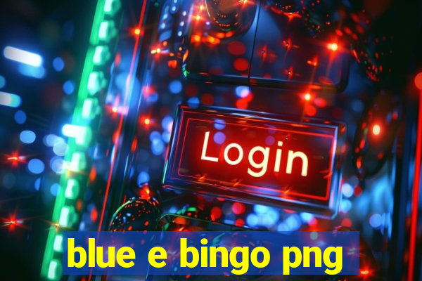 blue e bingo png